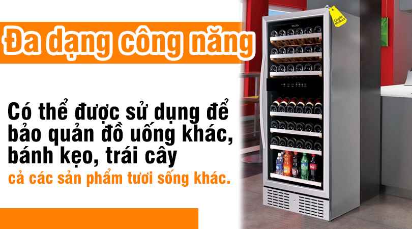 Tủ rượu Malloca đa dạng công năng và giá cả phải chăng